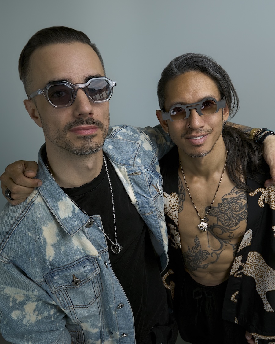 JAGWOLF close-up portrait with sunglasses, Mexico City press shoot