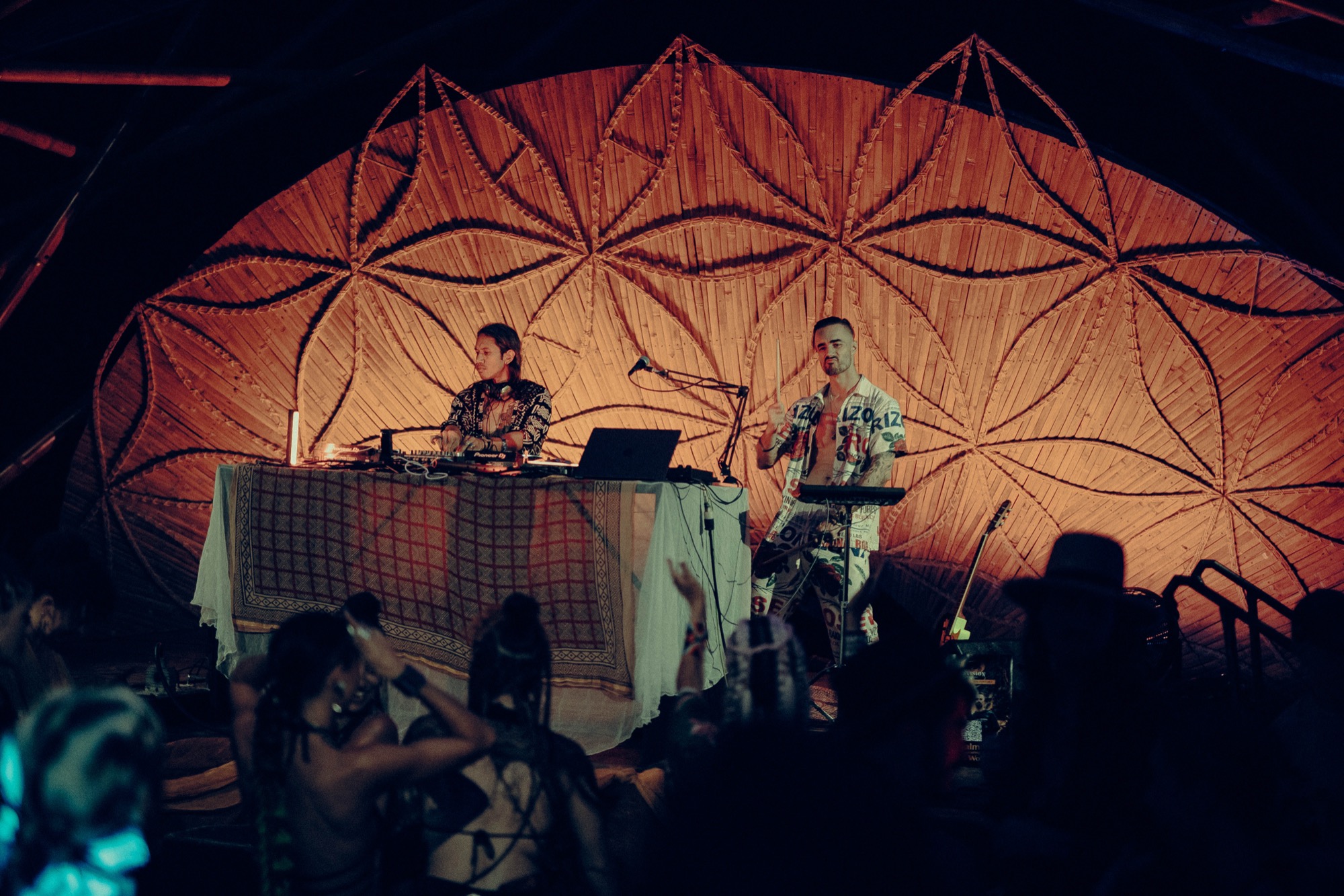 Wide stage shot of JAGWOLF performing at Envision Festival 2026