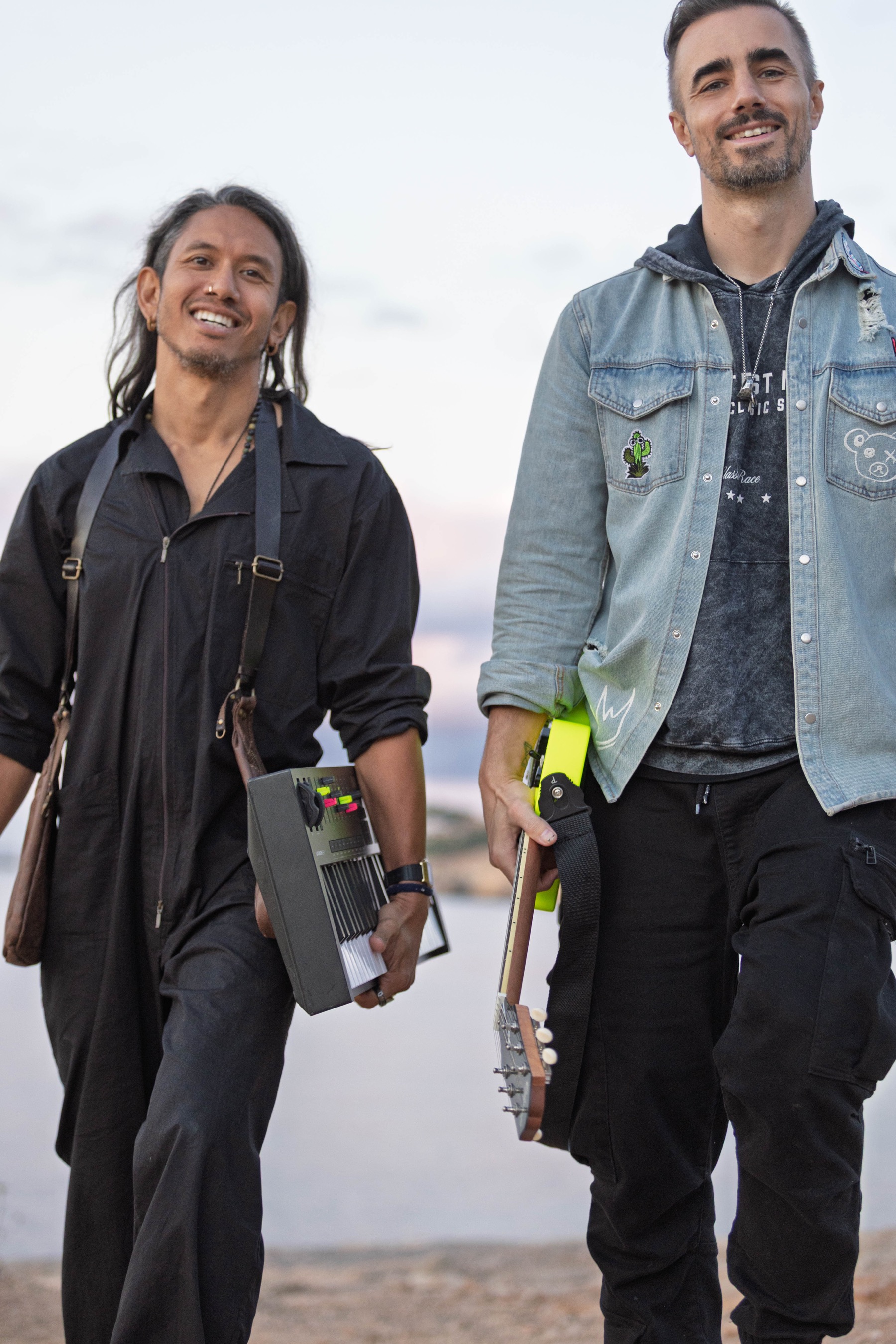 JAGWOLF walking shot from Ibiza press shoot